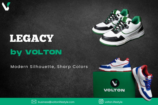 Volton Mint Legacy and Racer Legacy shoes.