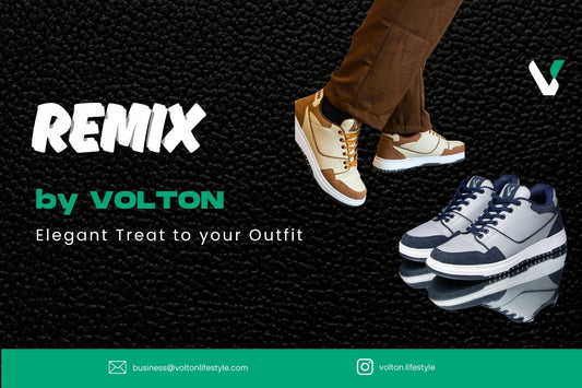 Icy Remix & Mocha Remix Shoes | Volton Men’s Footwear - Volton