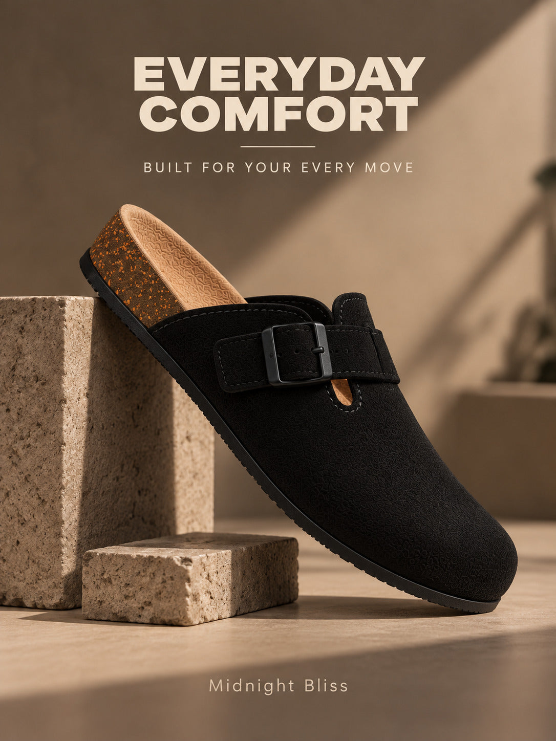 MIDNIGHT BLISS - Daily Aesthetic Suede Clogs