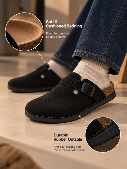 MIDNIGHT BLISS - Daily Aesthetic Suede Clogs