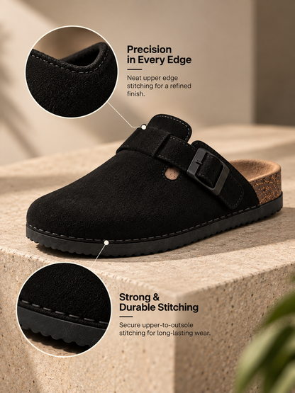MIDNIGHT BLISS - Daily Aesthetic Suede Clogs