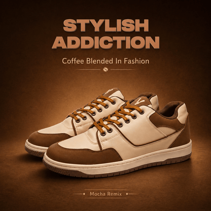 MOCHA REMIX – everyday comfort sneakers - Volton - MRX-06